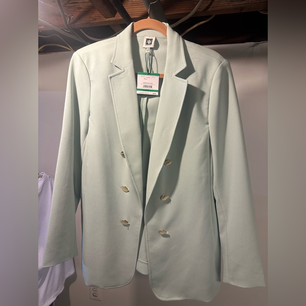 Anne Klein Light Green Blazer